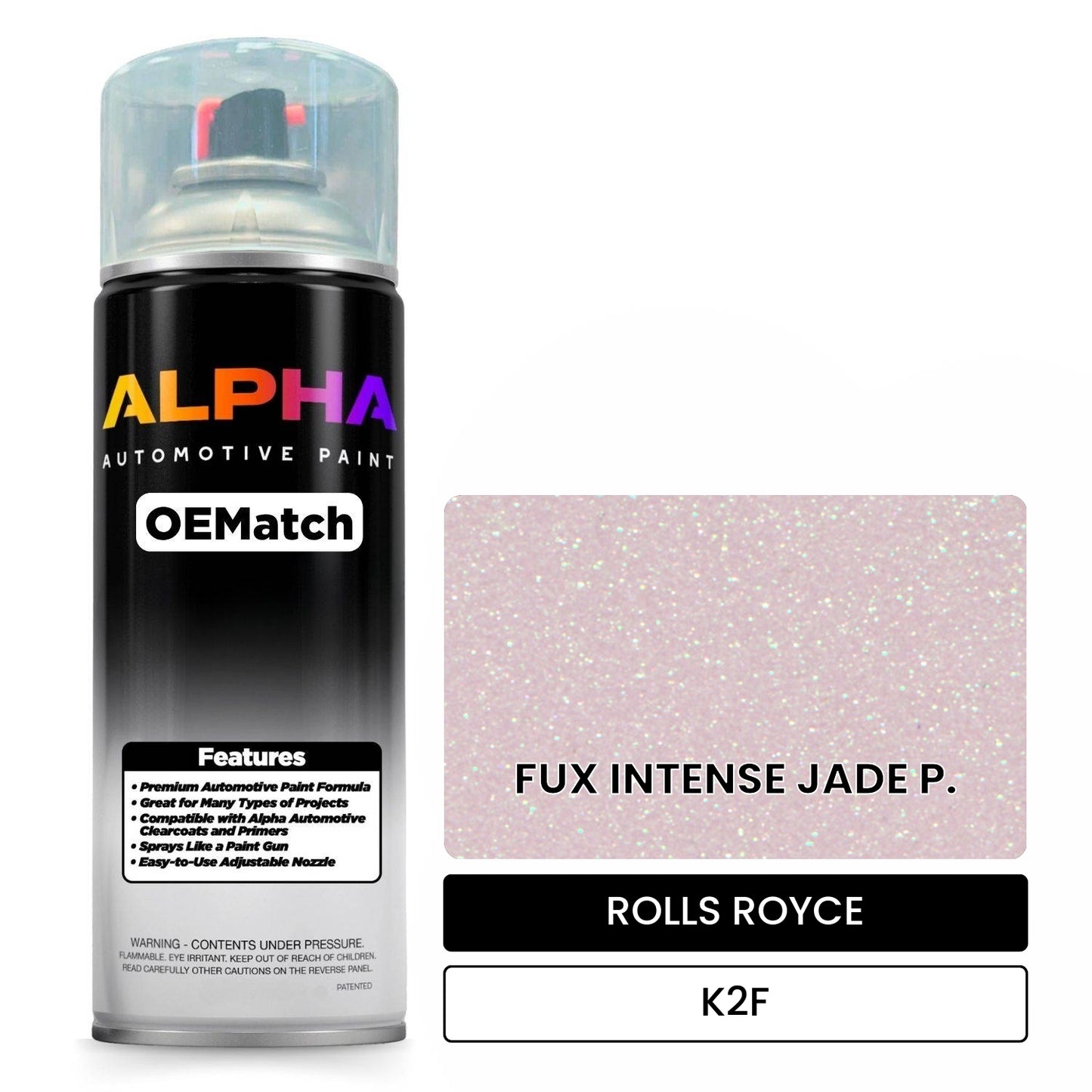 ROLLS ROYCE FUX INTENSE JADE P. K2F OEMatch Spraycan