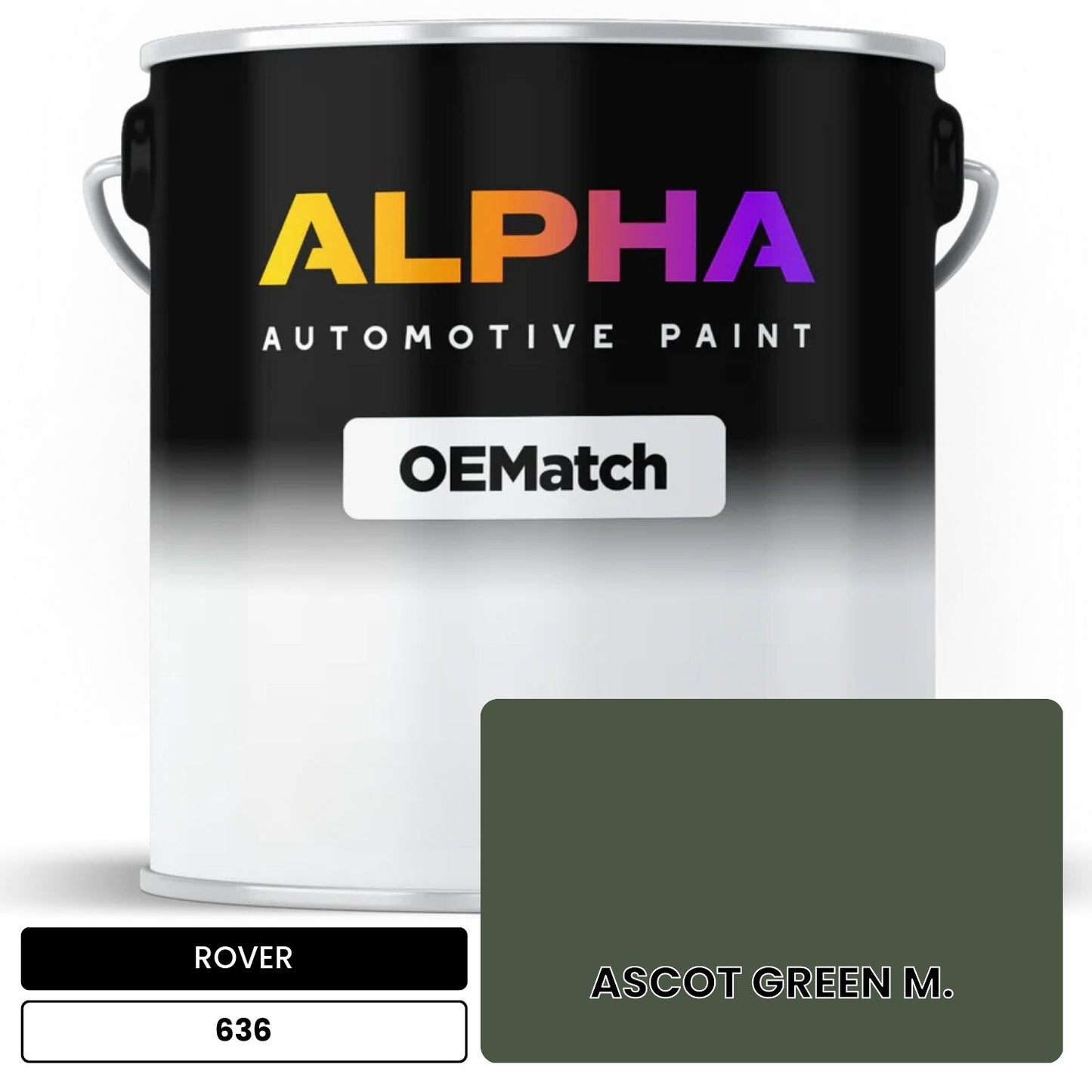 ROVER ASCOT GREEN M. 636 OEMatch Basecoat