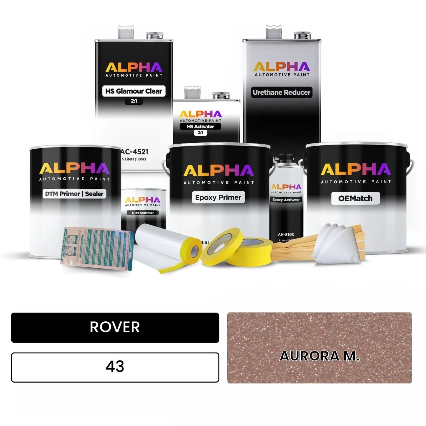ROVER AURORA M. 43 OEMatch Vehicle Paint Kit