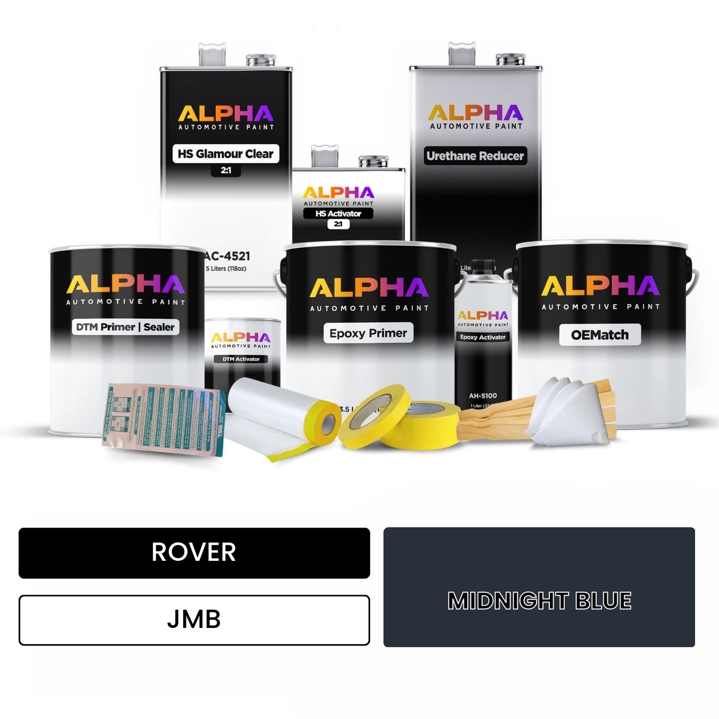 ROVER MIDNIGHT BLUE JMB OEMatch Vehicle Paint Kit