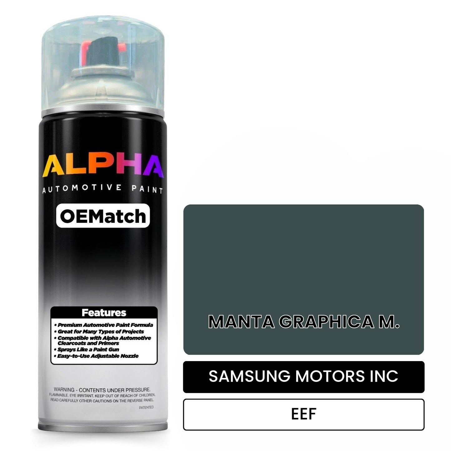 SAMSUNG MOTORS INC MANTA GRAPHICA M. EEF OEMatch Spraycan