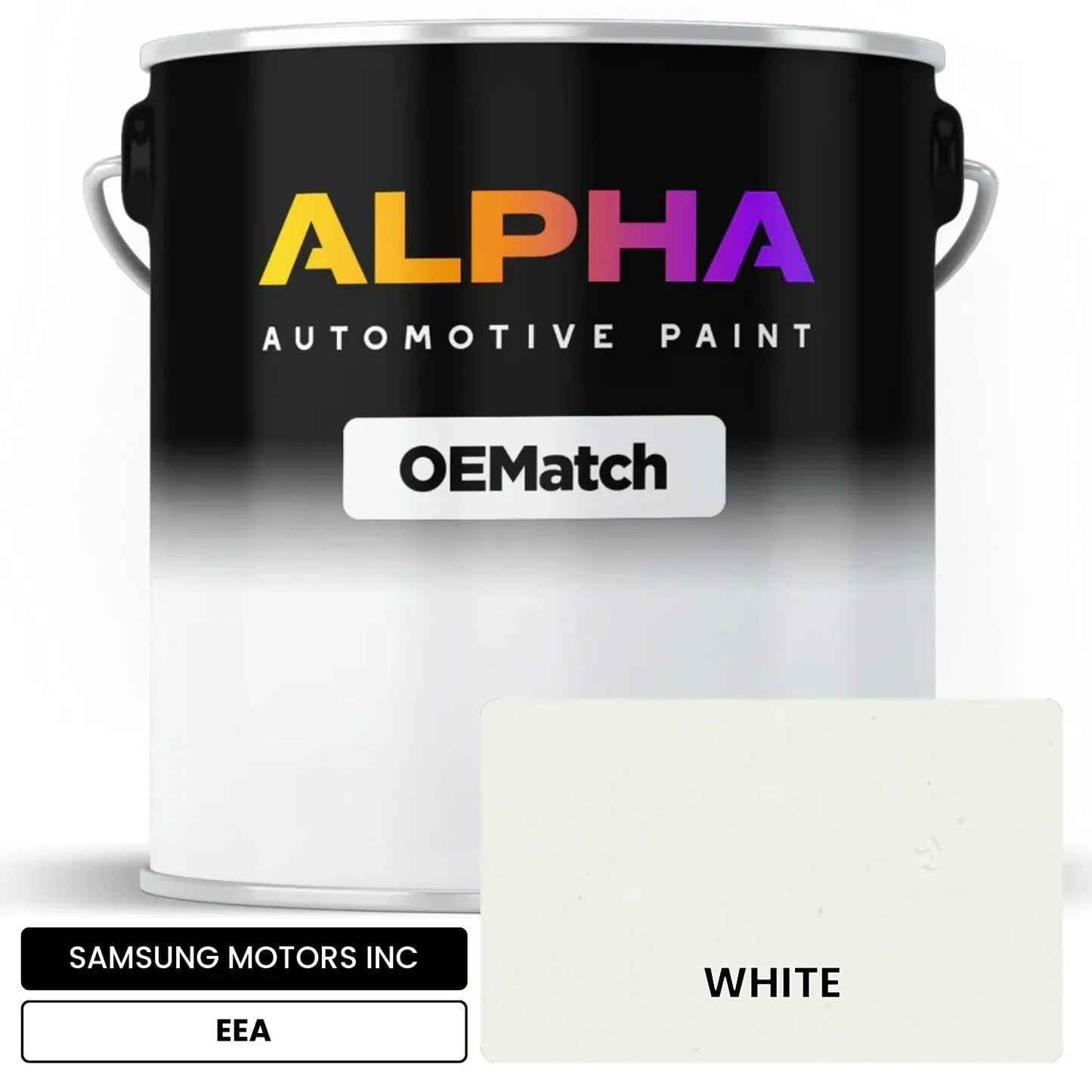 SAMSUNG MOTORS INC WHITE EEA OEMatch Basecoat