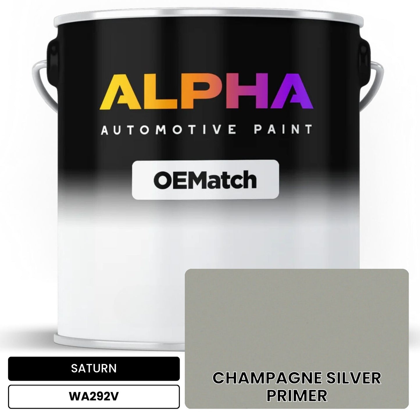SATURN CHAMPAGNE SILVER PRIMER WA292V OEMatch Basecoat