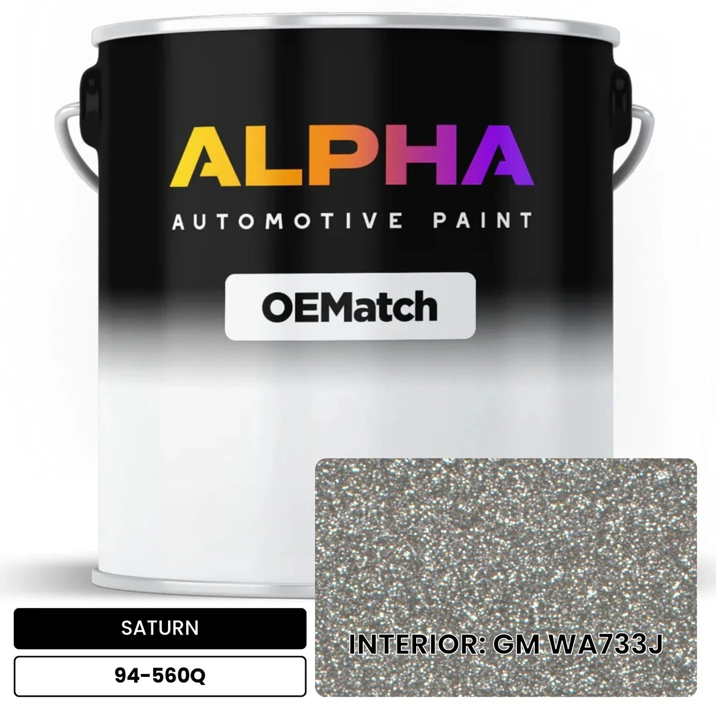 SATURN INTERIOR: GM WA733J 94-560Q OEMatch Basecoat