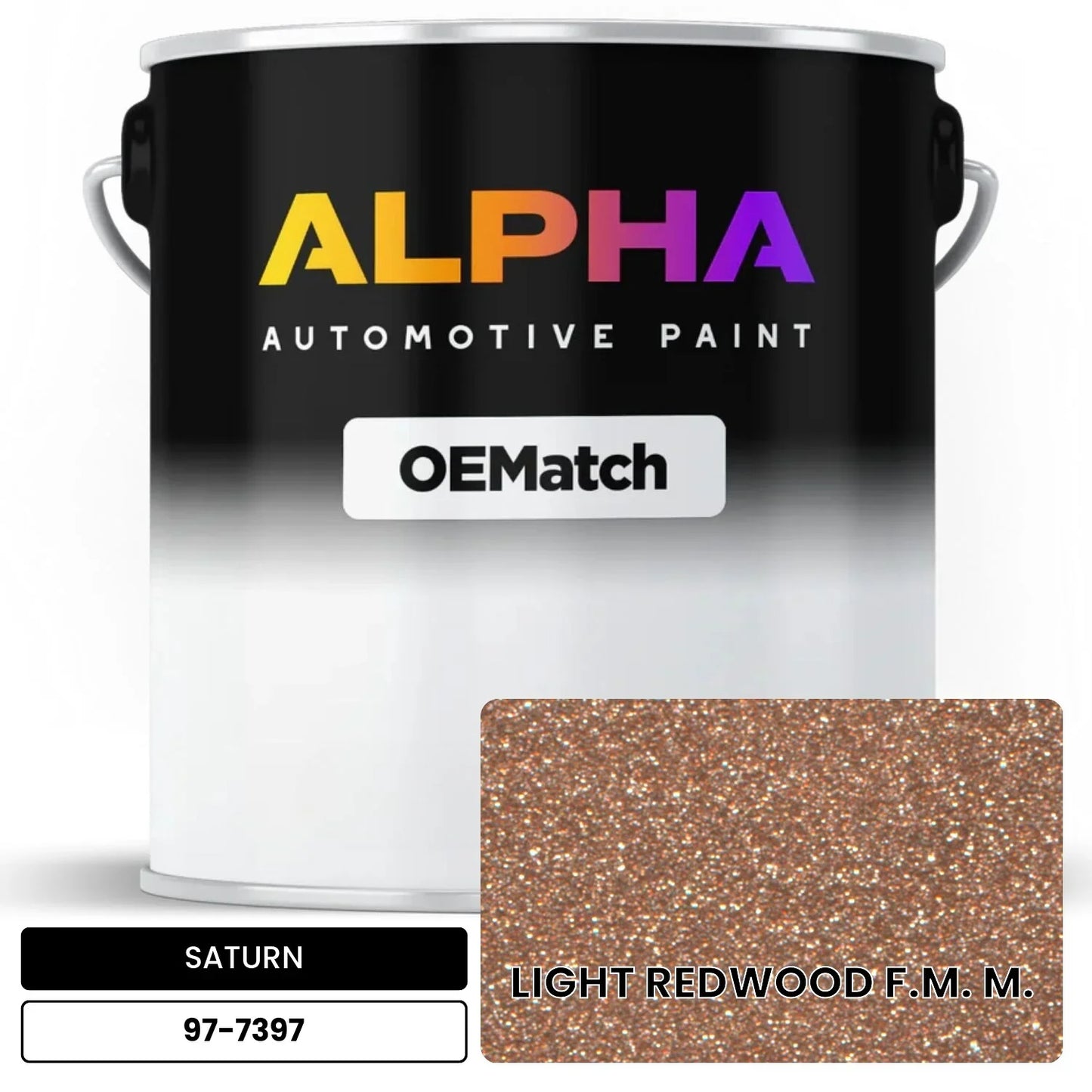 SATURN LIGHT REDWOOD F.M. M. 97-7397 OEMatch Basecoat