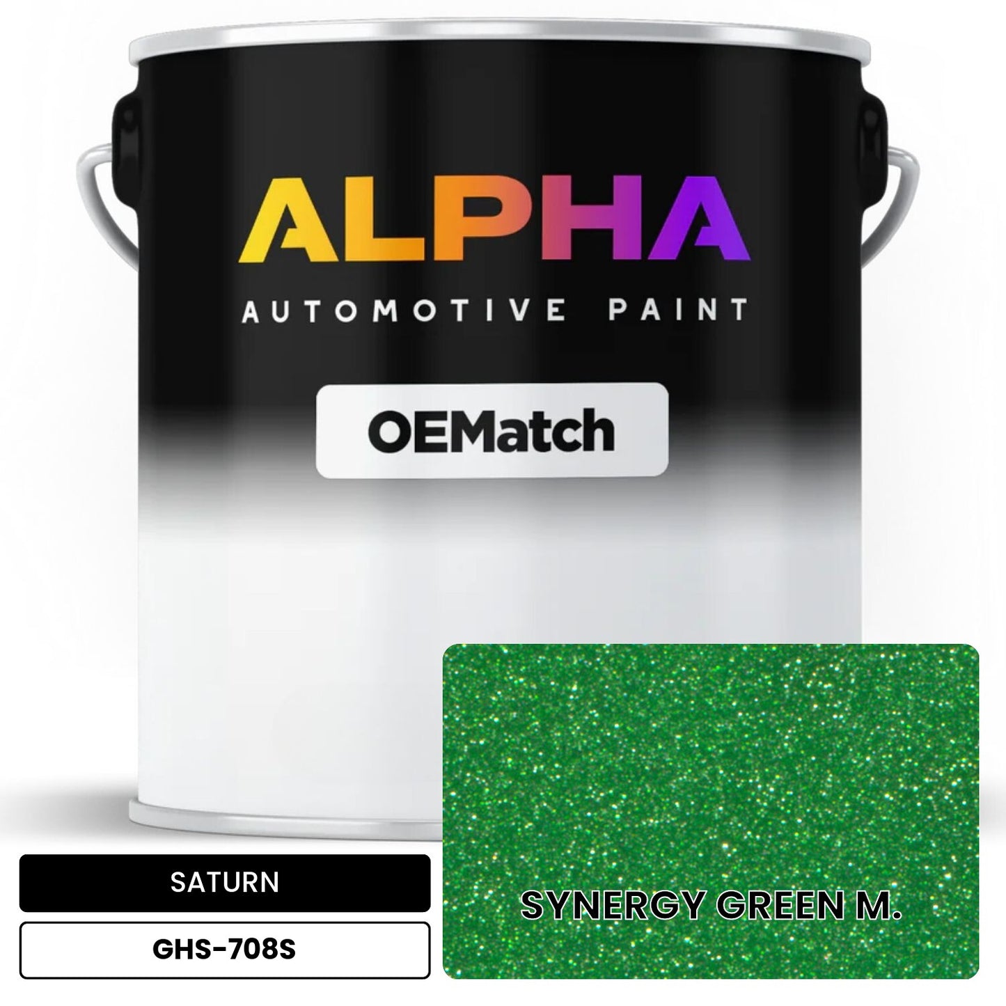 SATURN SYNERGY GREEN M. GHS-708S OEMatch Basecoat