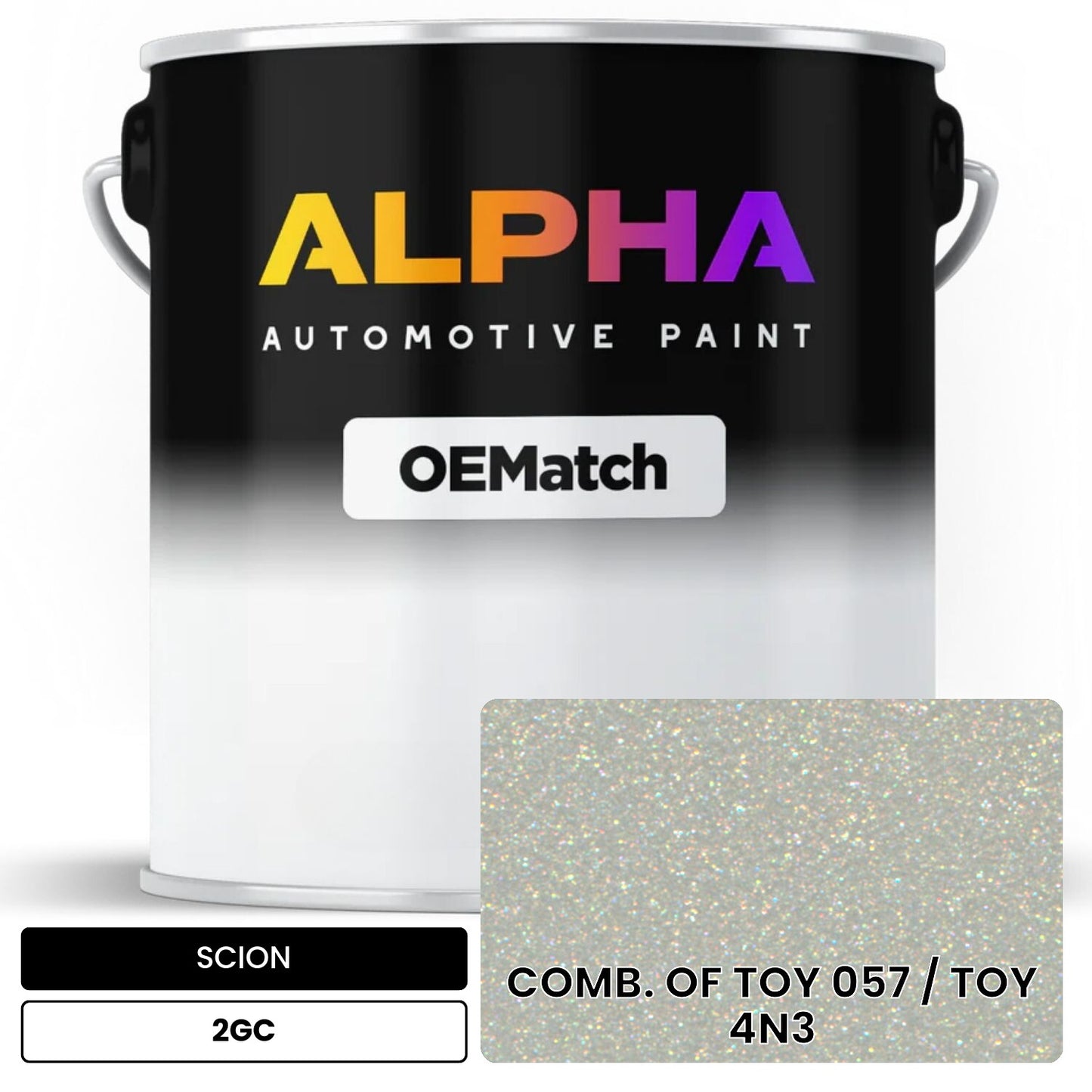 SCION COMB. OF TOY 057 / TOY 4N3 2GC OEMatch Basecoat