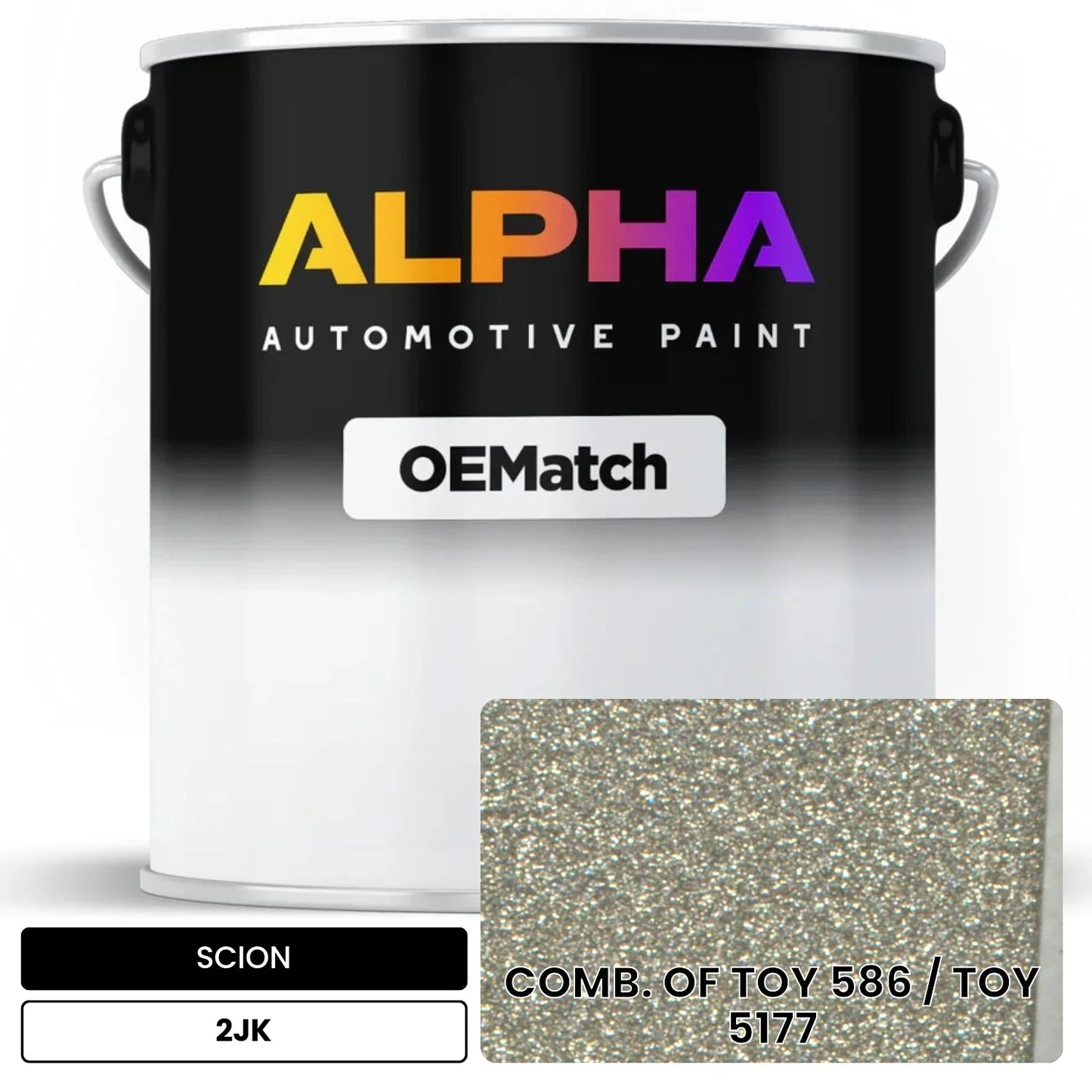 SCION COMB. OF TOY 586 / TOY 5177 2JK OEMatch Basecoat