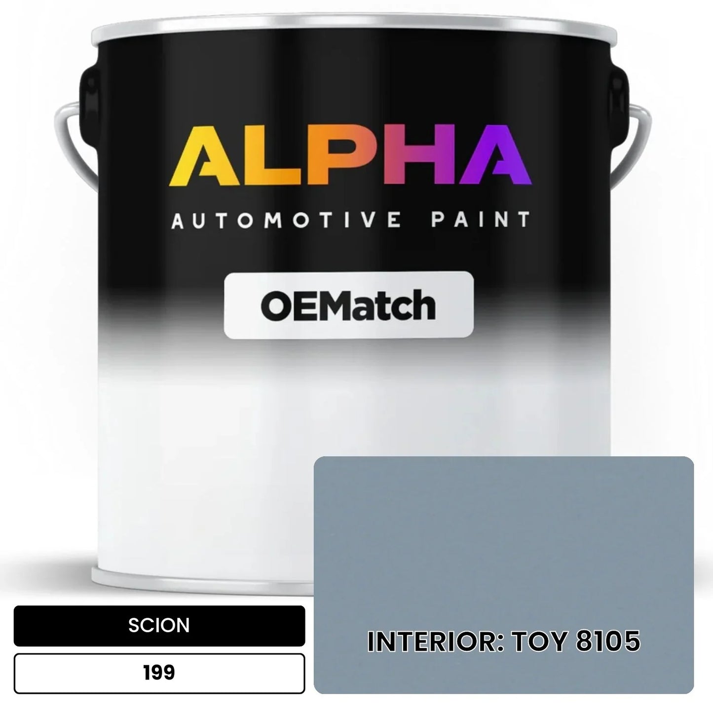 SCION INTERIOR: TOY 8105 199 OEMatch Basecoat
