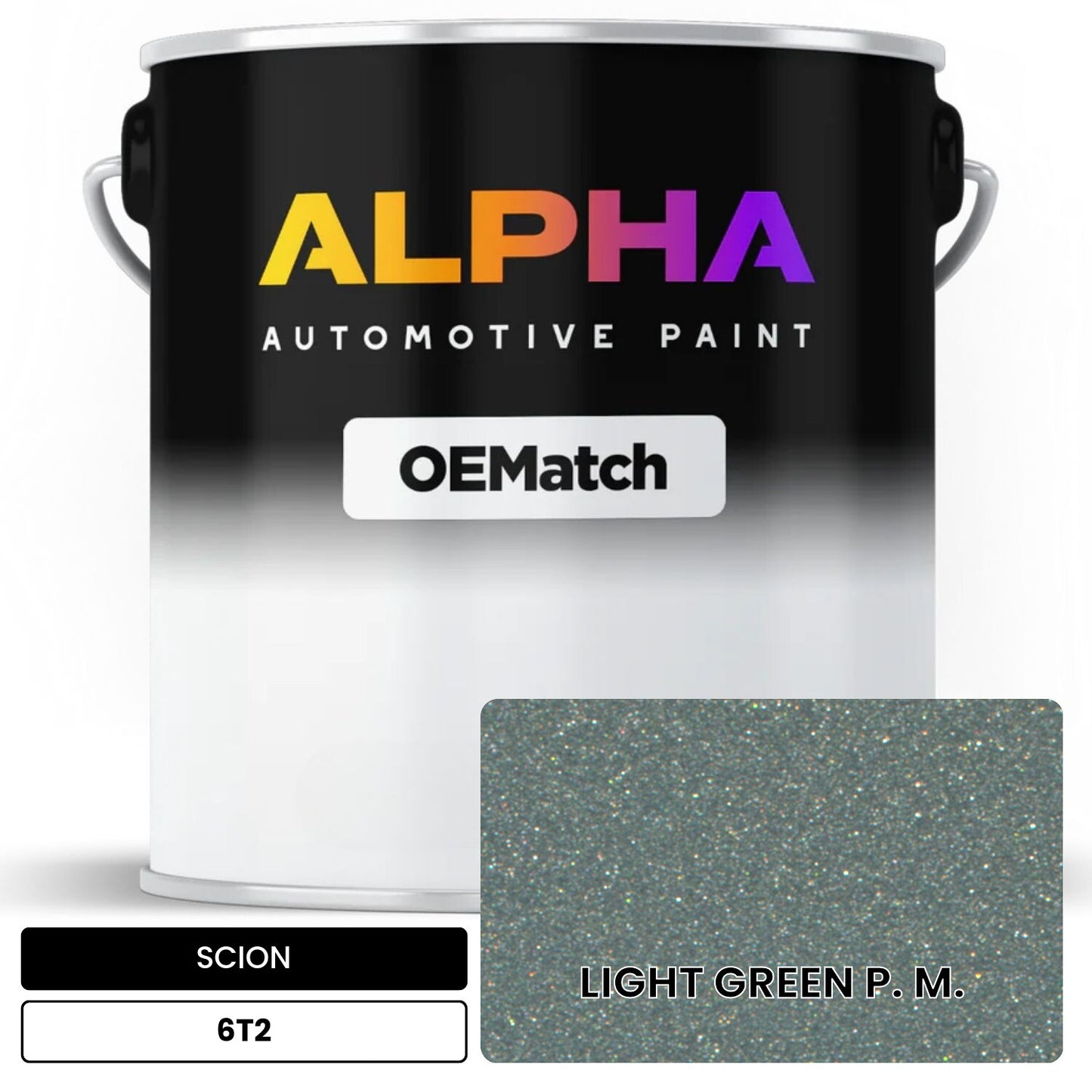 SCION LIGHT GREEN P. M. 6T2 OEMatch Basecoat