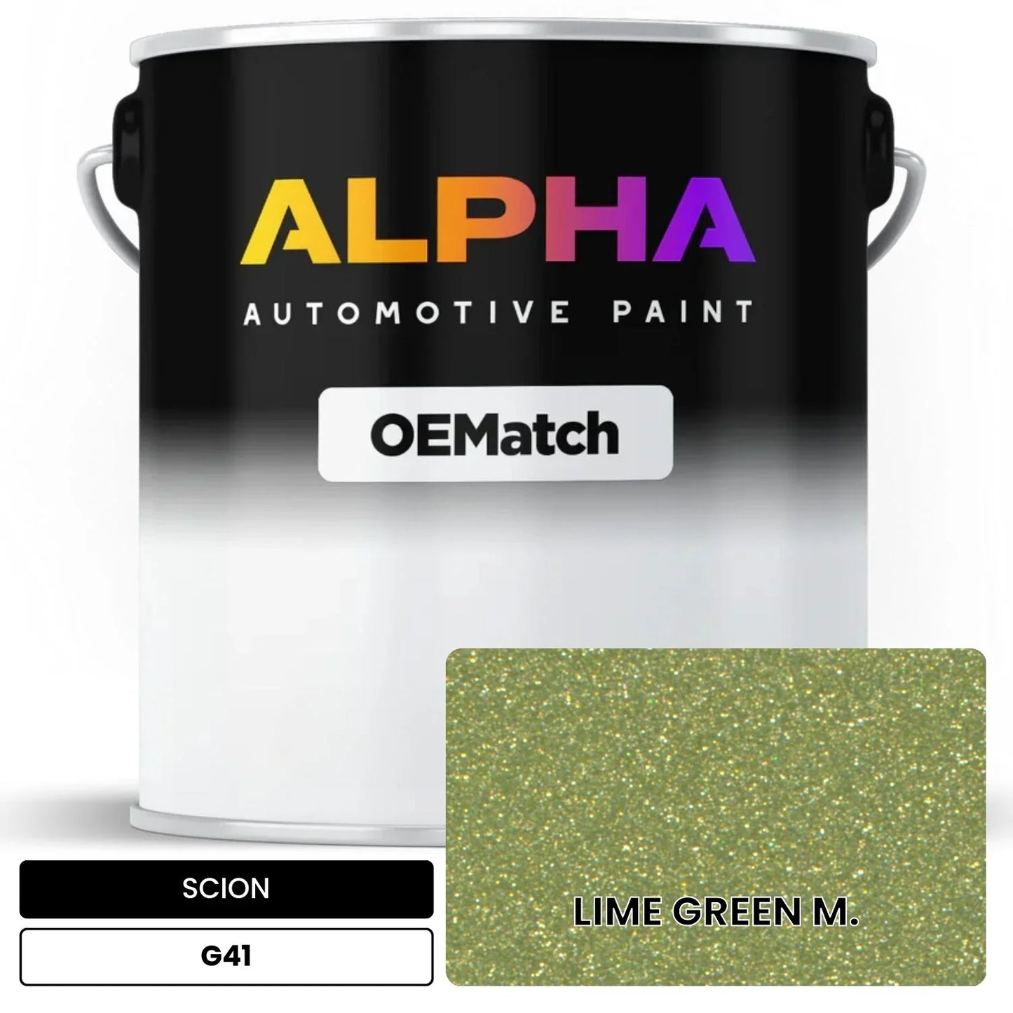 SCION LIME GREEN M. G41 OEMatch Basecoat