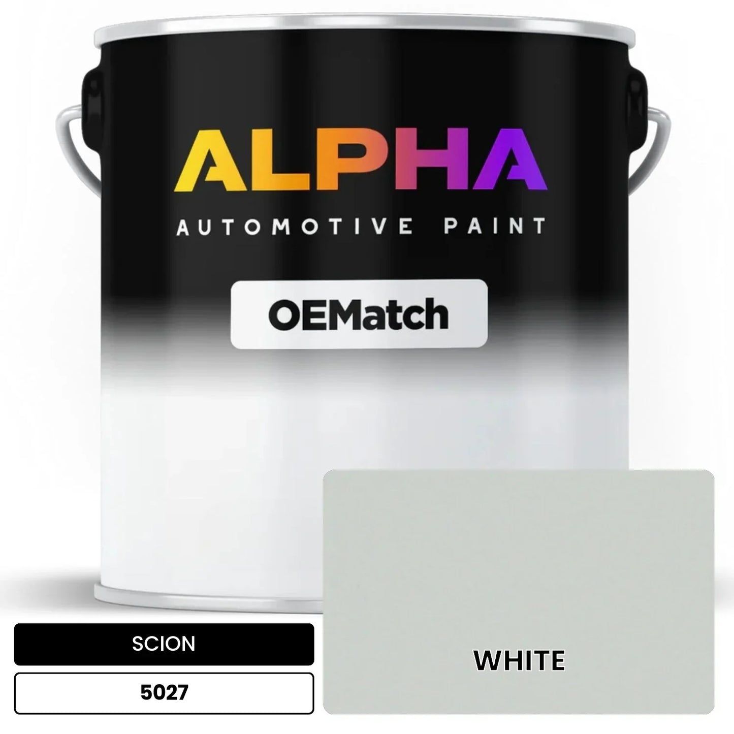 SCION WHITE 5027 OEMatch Basecoat