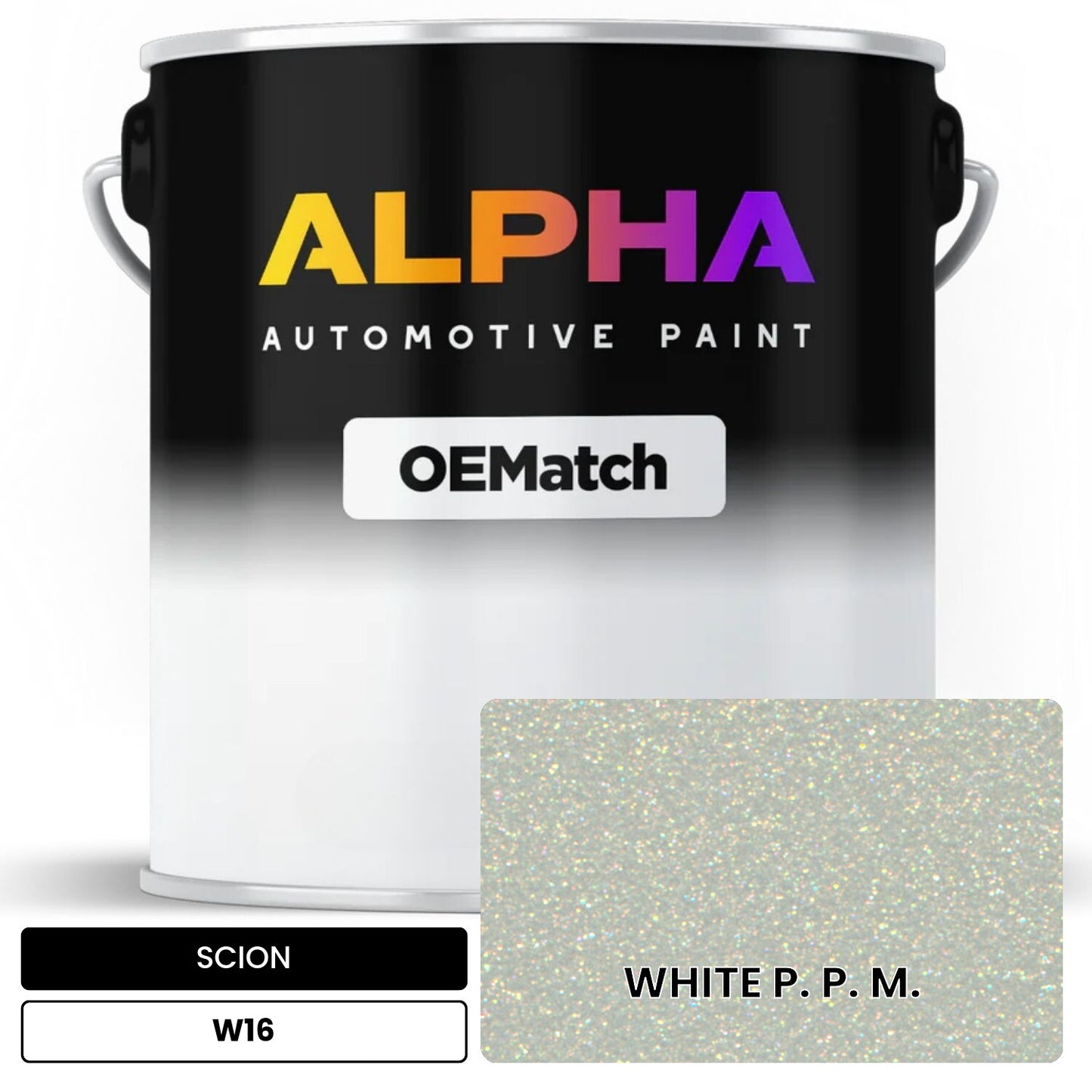 SCION WHITE P. P. M. W16 OEMatch Basecoat