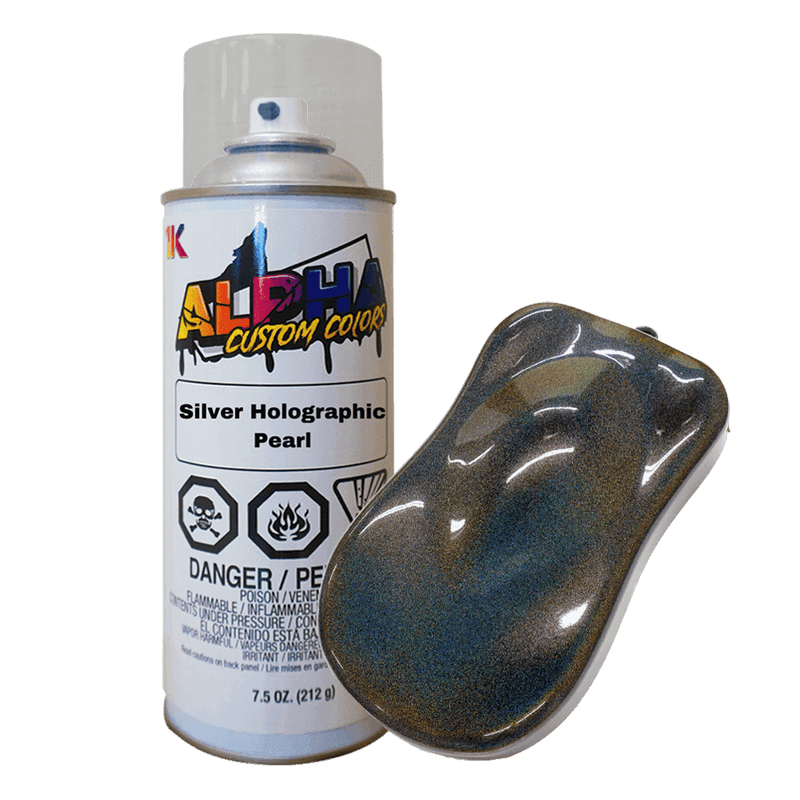 Silver Holographic Bike Paint Kit - The Spray Source - Alpha Pigments