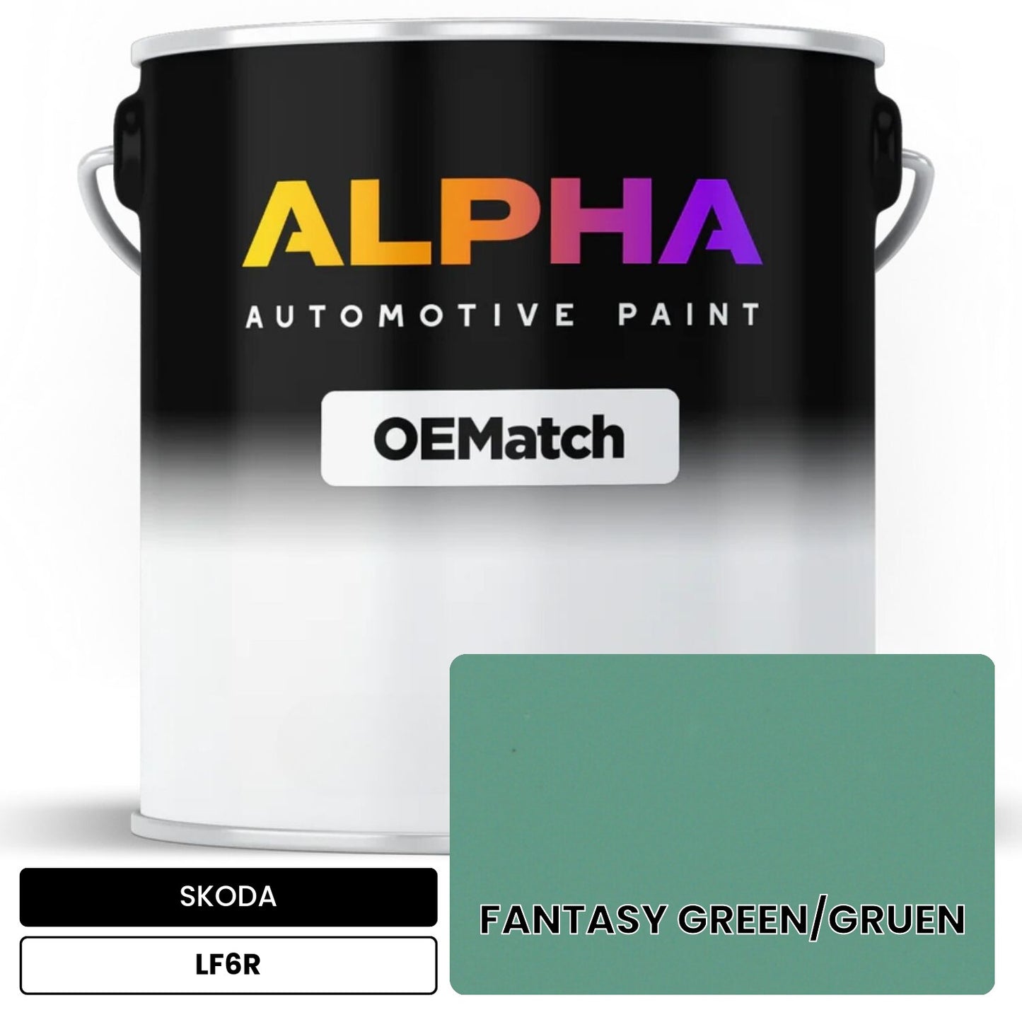 SKODA FANTASY GREEN/GRUEN LF6R OEMatch Basecoat