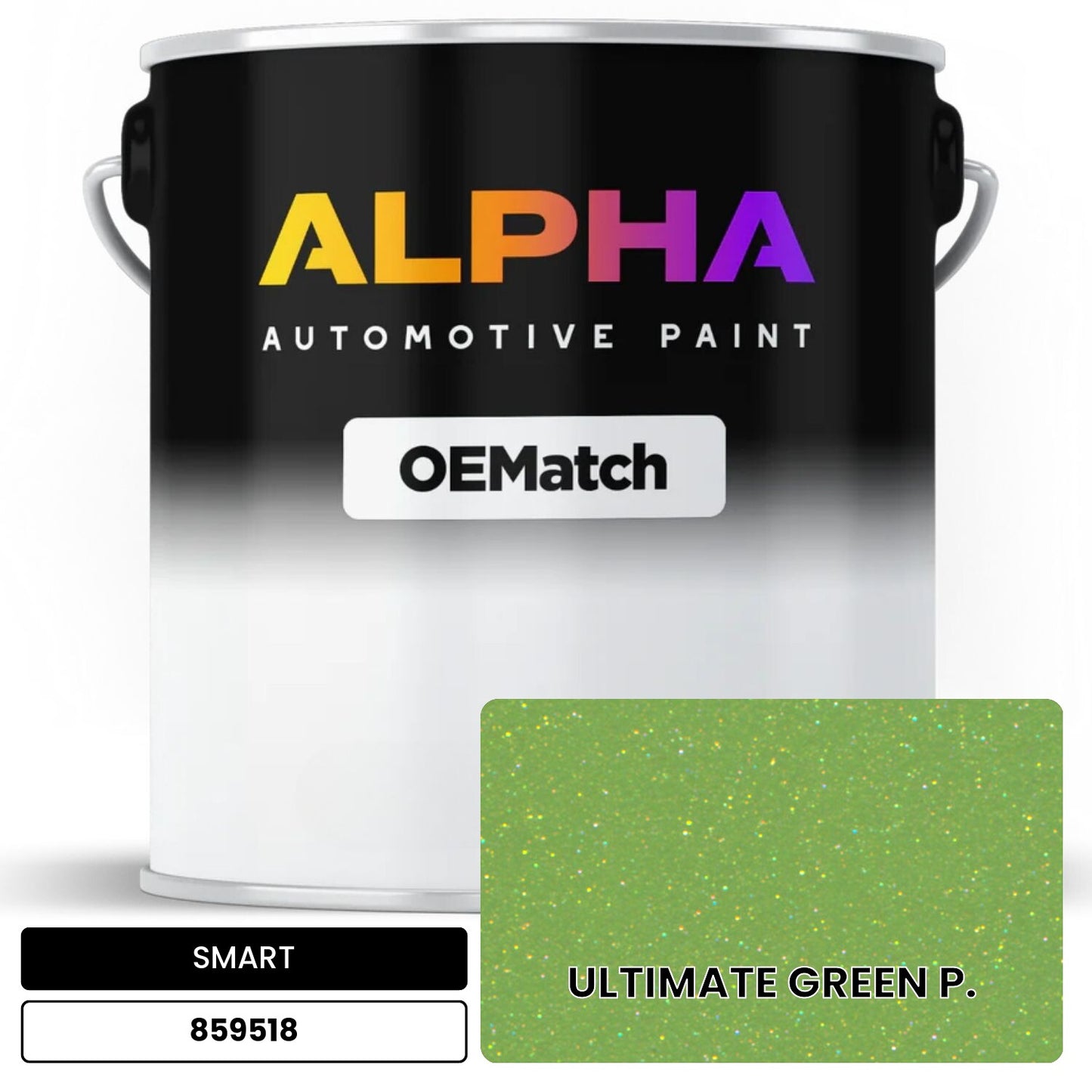 SMART ULTIMATE GREEN P. 859518 OEMatch Basecoat