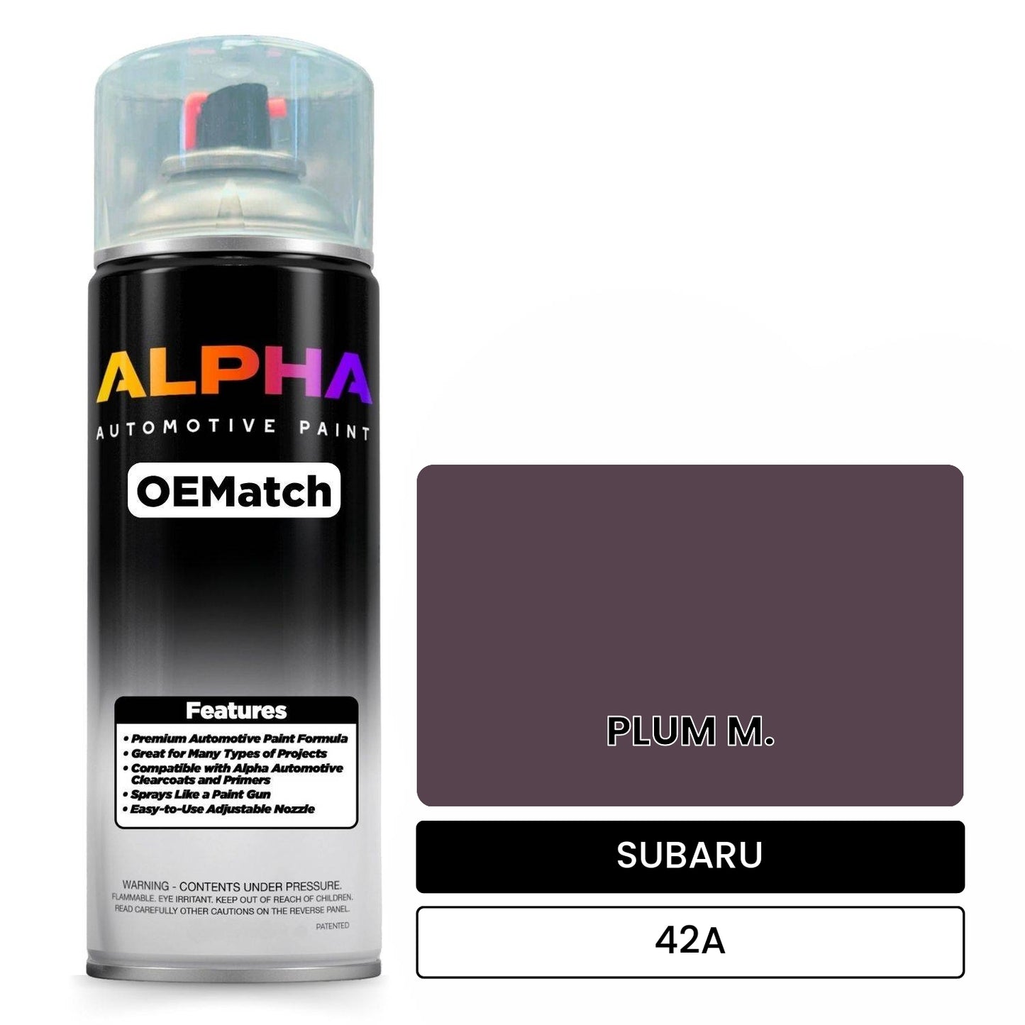 SUBARU PLUM M. 42A OEMatch Spraycan