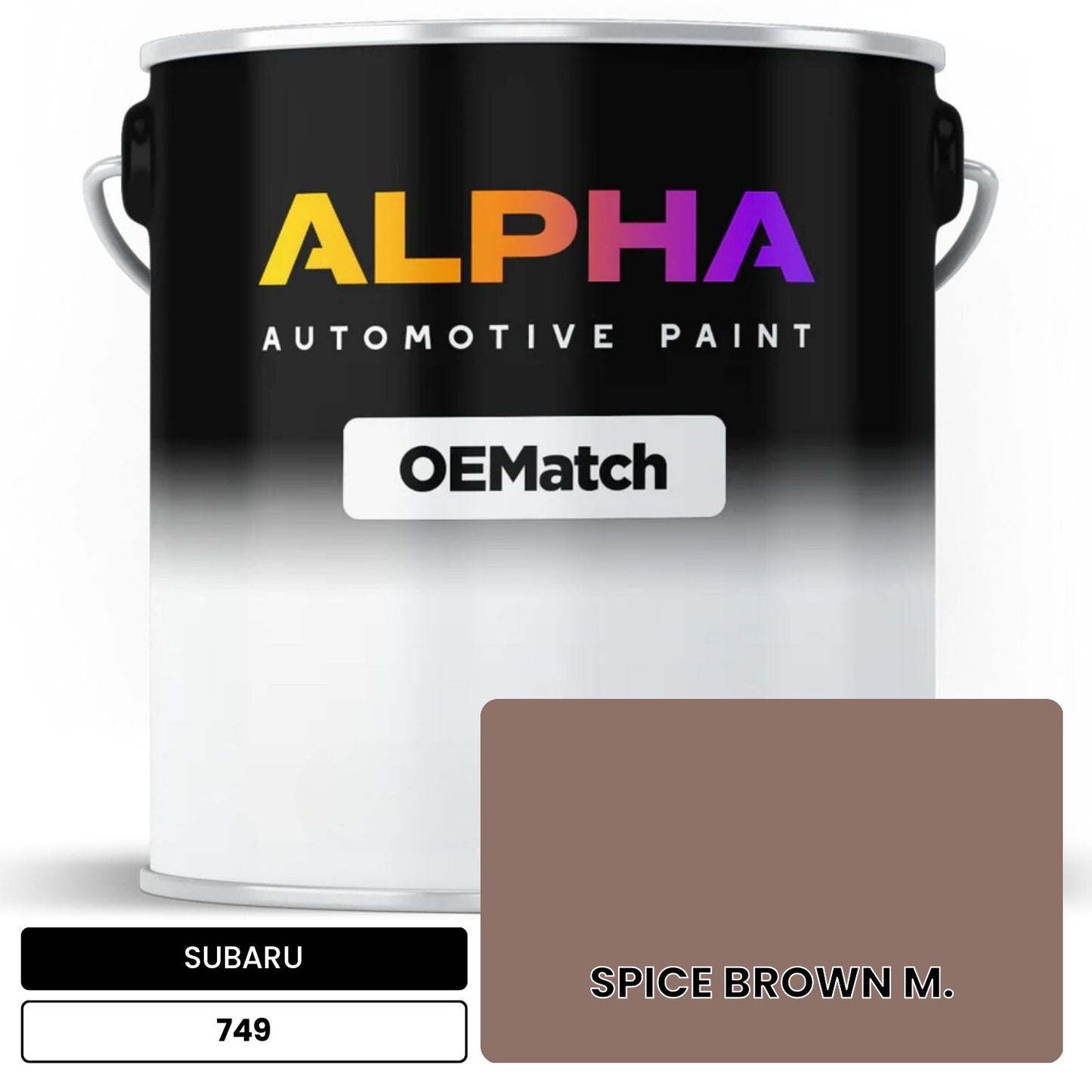 SUBARU SPICE BROWN M. 749 OEMatch Basecoat