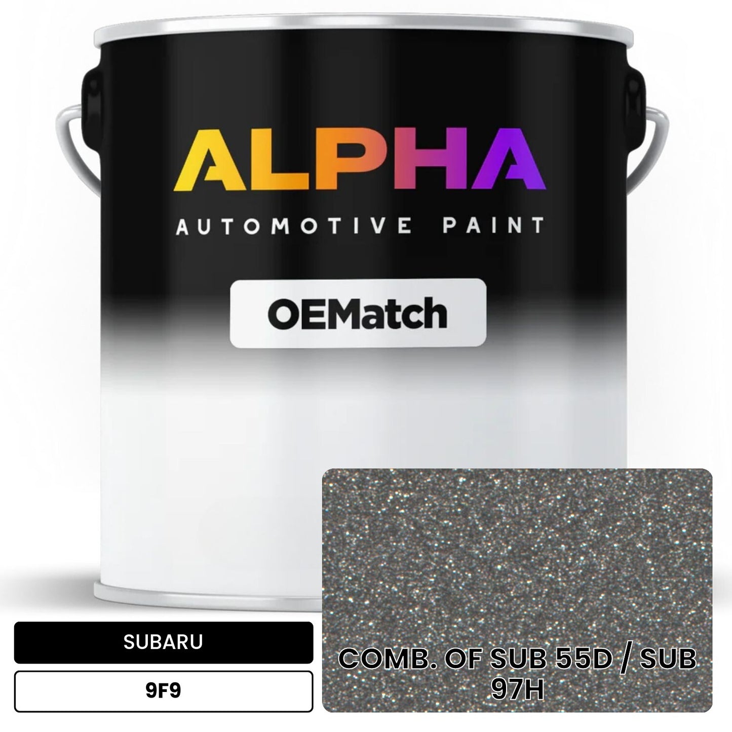 SUBARU COMB. OF SUB 55D / SUB 97H 9F9 OEMatch Basecoat