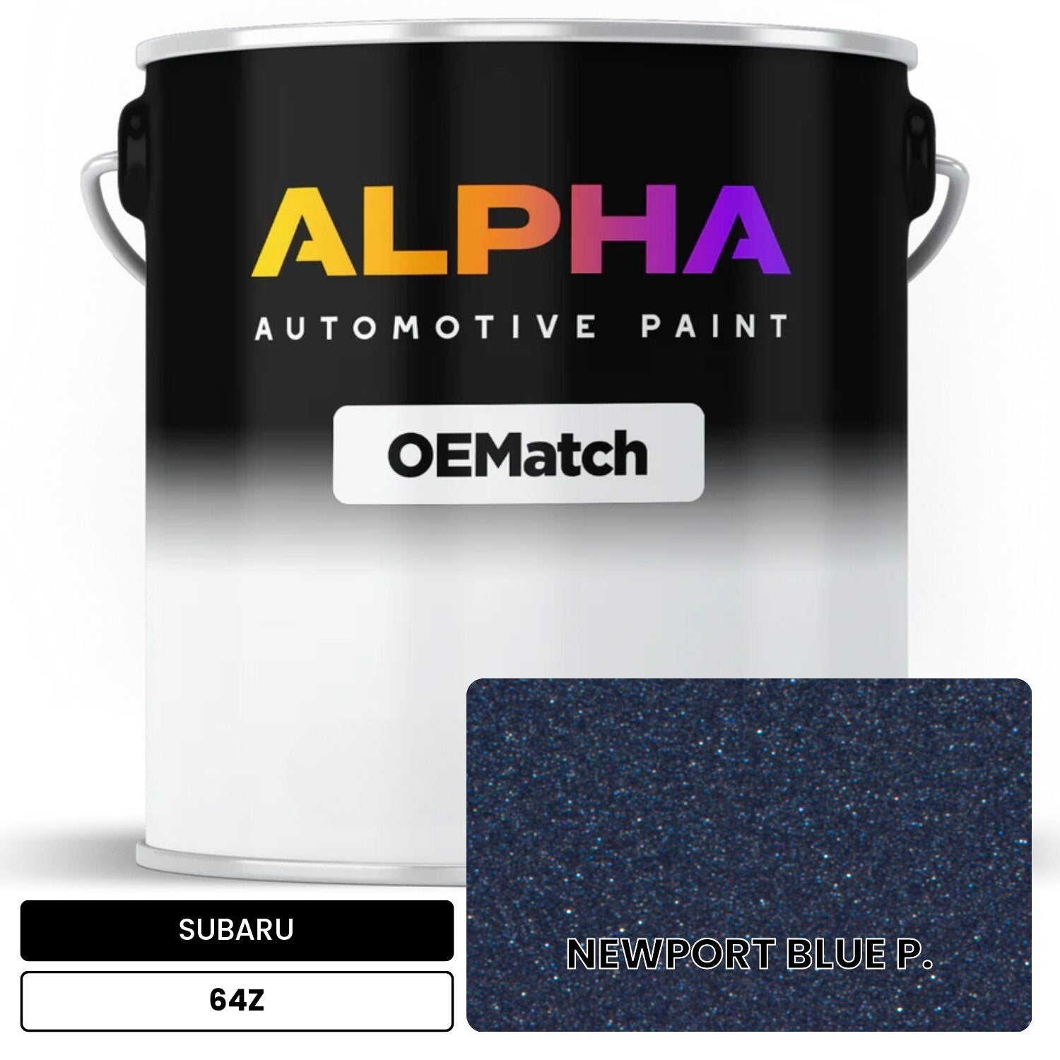 SUBARU NEWPORT BLUE P. 64Z | OEMatch Automotive Basecoat – The
