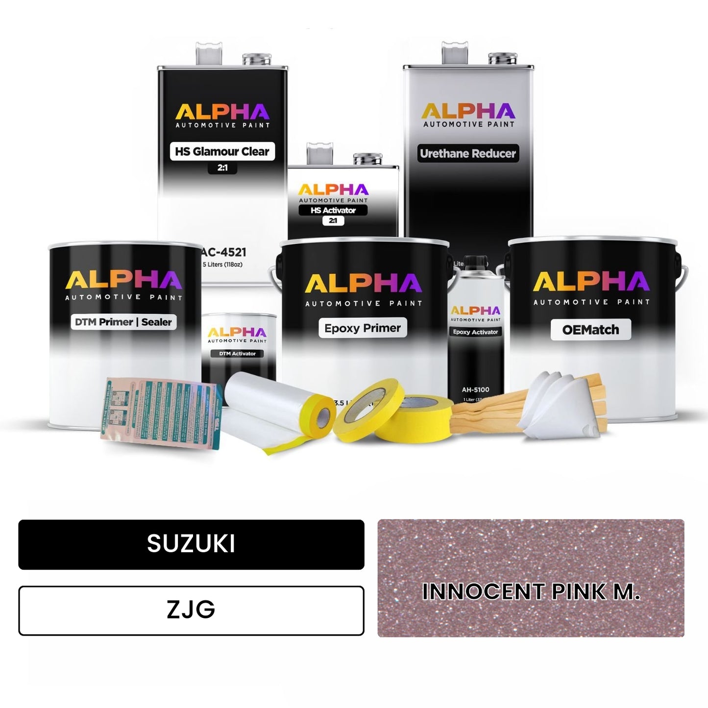 SUZUKI INNOCENT PINK M. ZJG OEMatch Vehicle Paint Kit