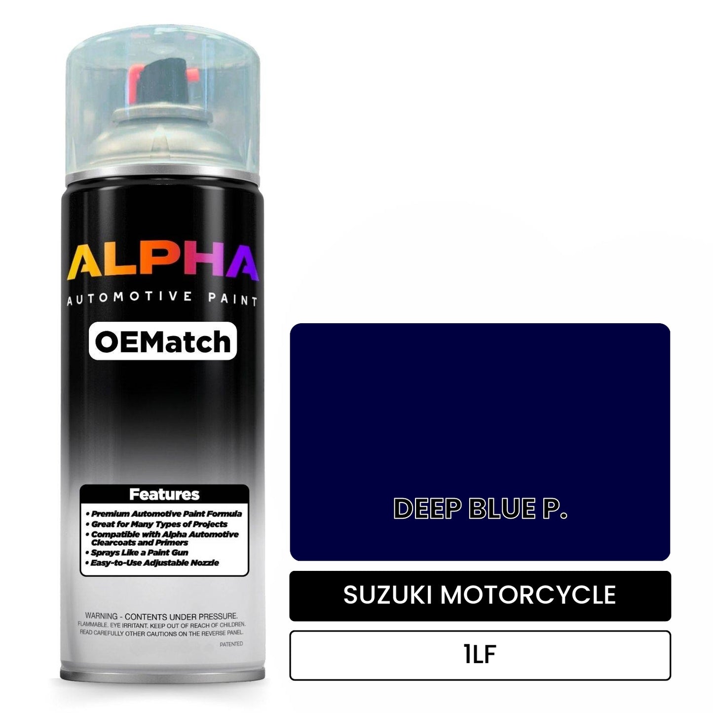 SUZUKI MOTORCYCLE DEEP BLUE P. 1LF OEMatch Spraycan