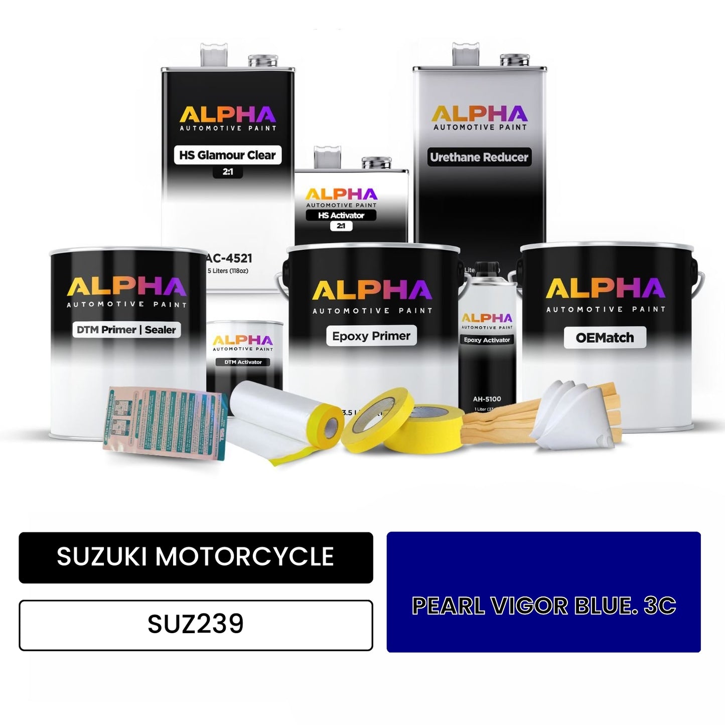 SUZUKI MOTORCYCLE SUZ239 OEMatch Car Kit