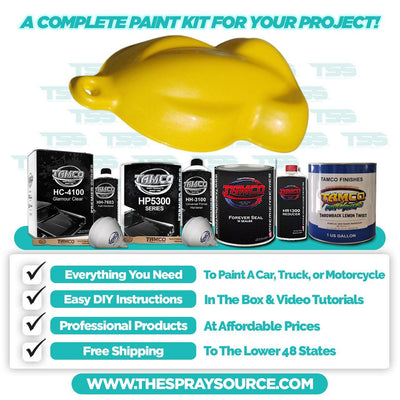 Throwback Lemon Twist Car kit (White Ground Coat) - The Spray Source - Tamco Paint