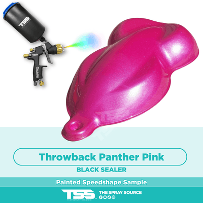 Throwback Panther Pink Pre-Sprayed Speedshape Paint Sample (White Ground Coat) - The Spray Source - Tamco Paint