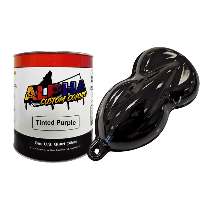 Tinted Purple Paint Basecoat - The Spray Source - Alpha Pigments