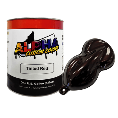 Tinted Red Paint Basecoat - The Spray Source - Alpha Pigments