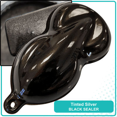Tinted Silver Medium Car Kit (Black Ground Coat) - The Spray Source - Alpha Pigments