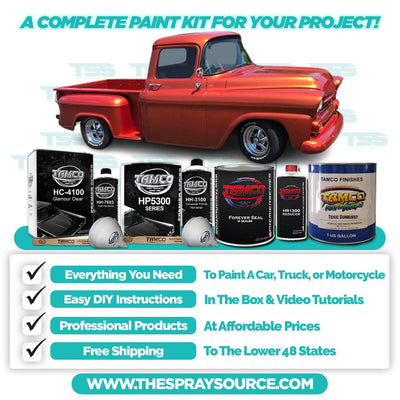 Toxic Sunburst Car Kit (White Ground Coat) - The Spray Source - Tamco Paint
