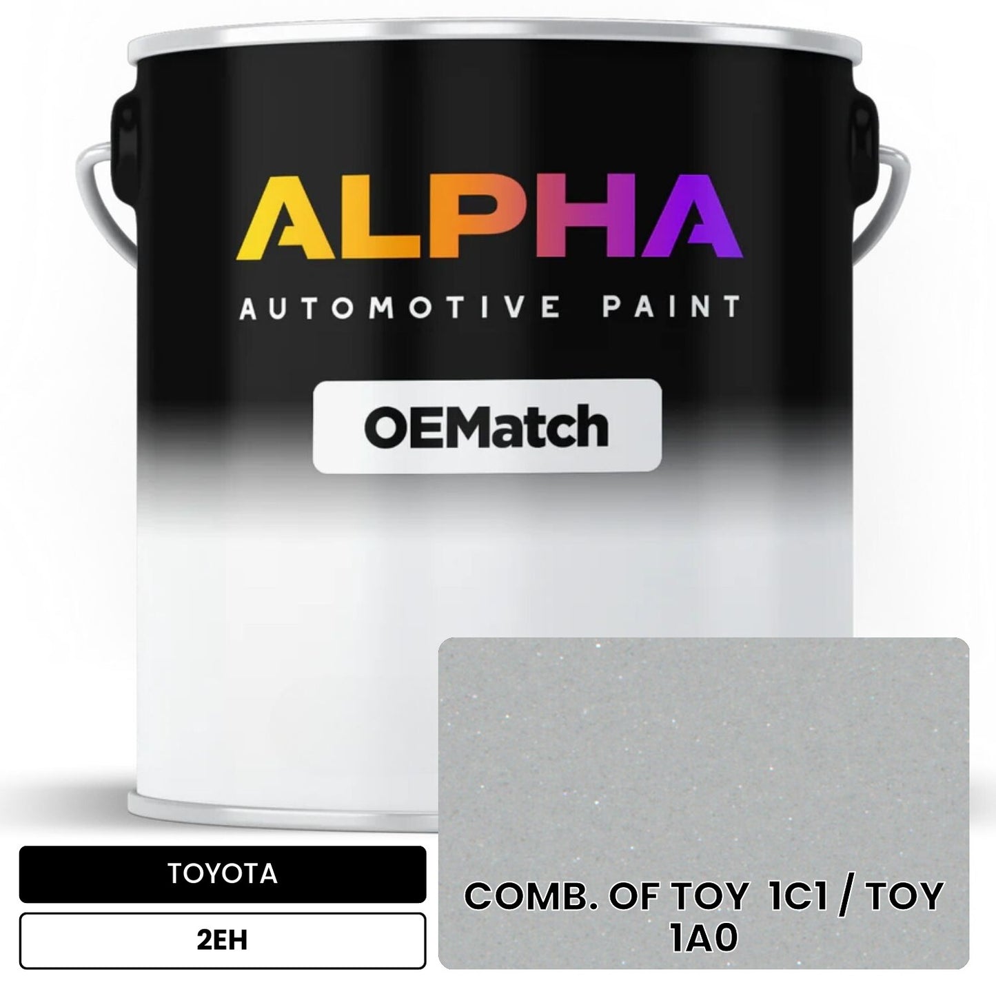 TOYOTA COMB. OF TOY 1C1 / TOY 1A0 2EH OEMatch Basecoat