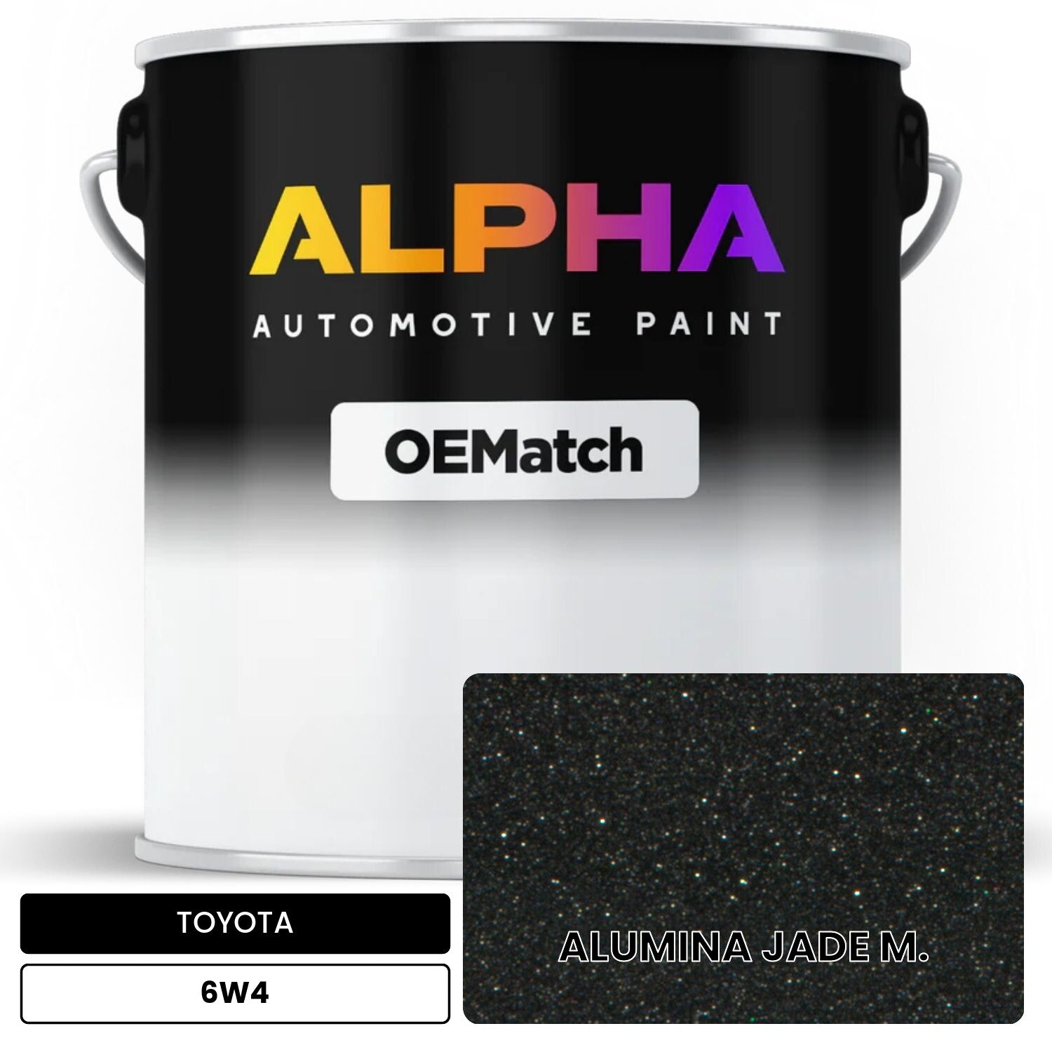 TOYOTA ALUMINA JADE M. 6W4 | OEMatch Automotive Basecoat – The
