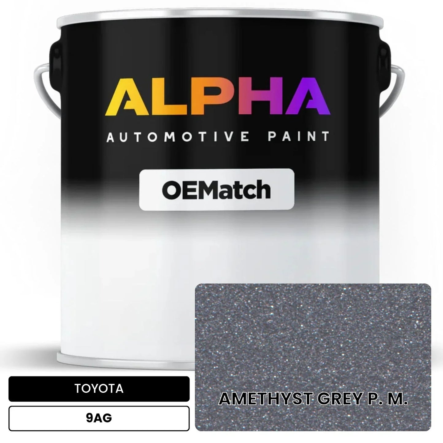 TOYOTA AMETHYST GREY P. M. 9AG OEMatch Basecoat
