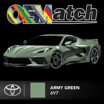 Toyota Army Green | OEM Drop-In Pigment - The Spray Source - Alpha Pigments