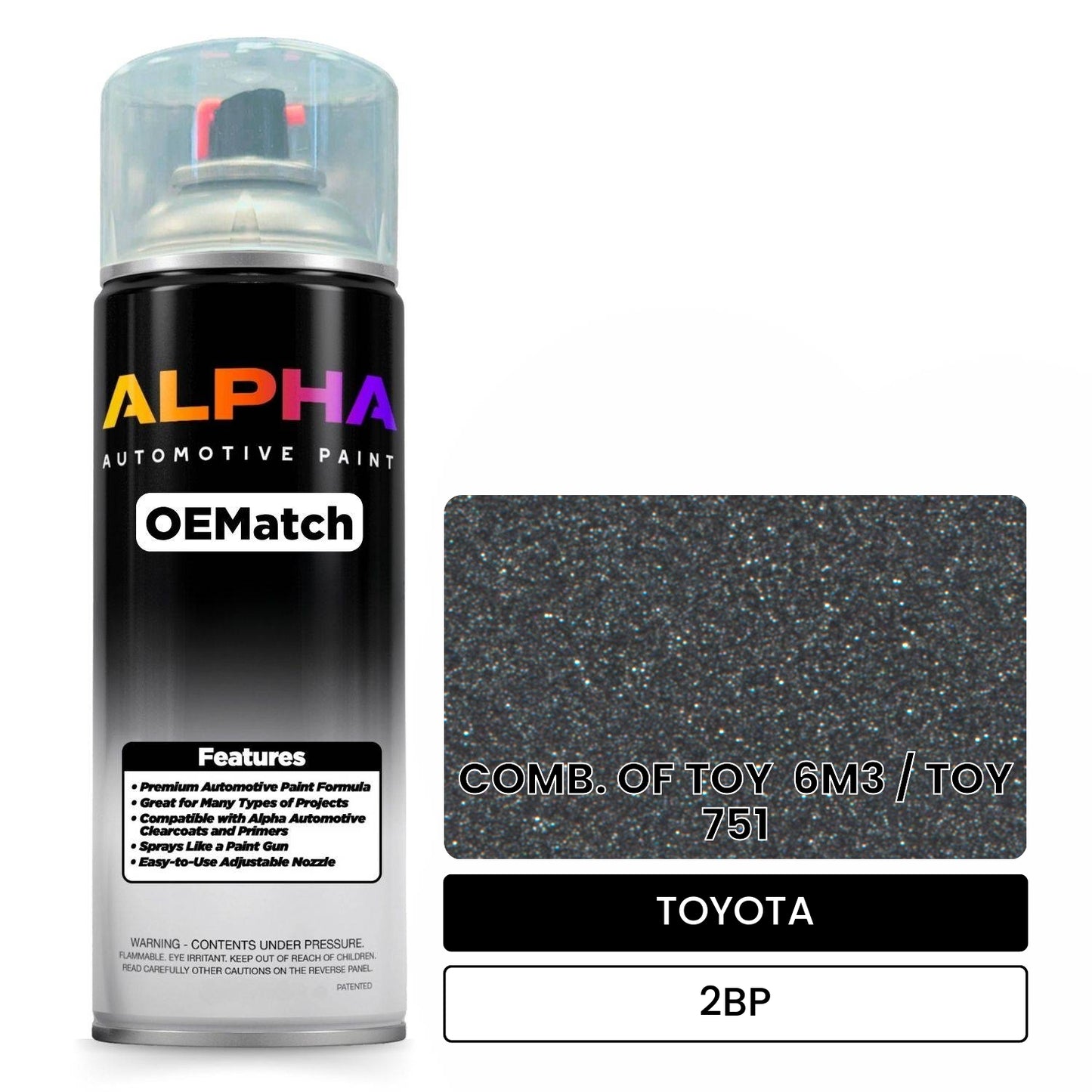 TOYOTA COMB. OF TOY 6M3 / TOY 751 2BP OEMatch Spraycan