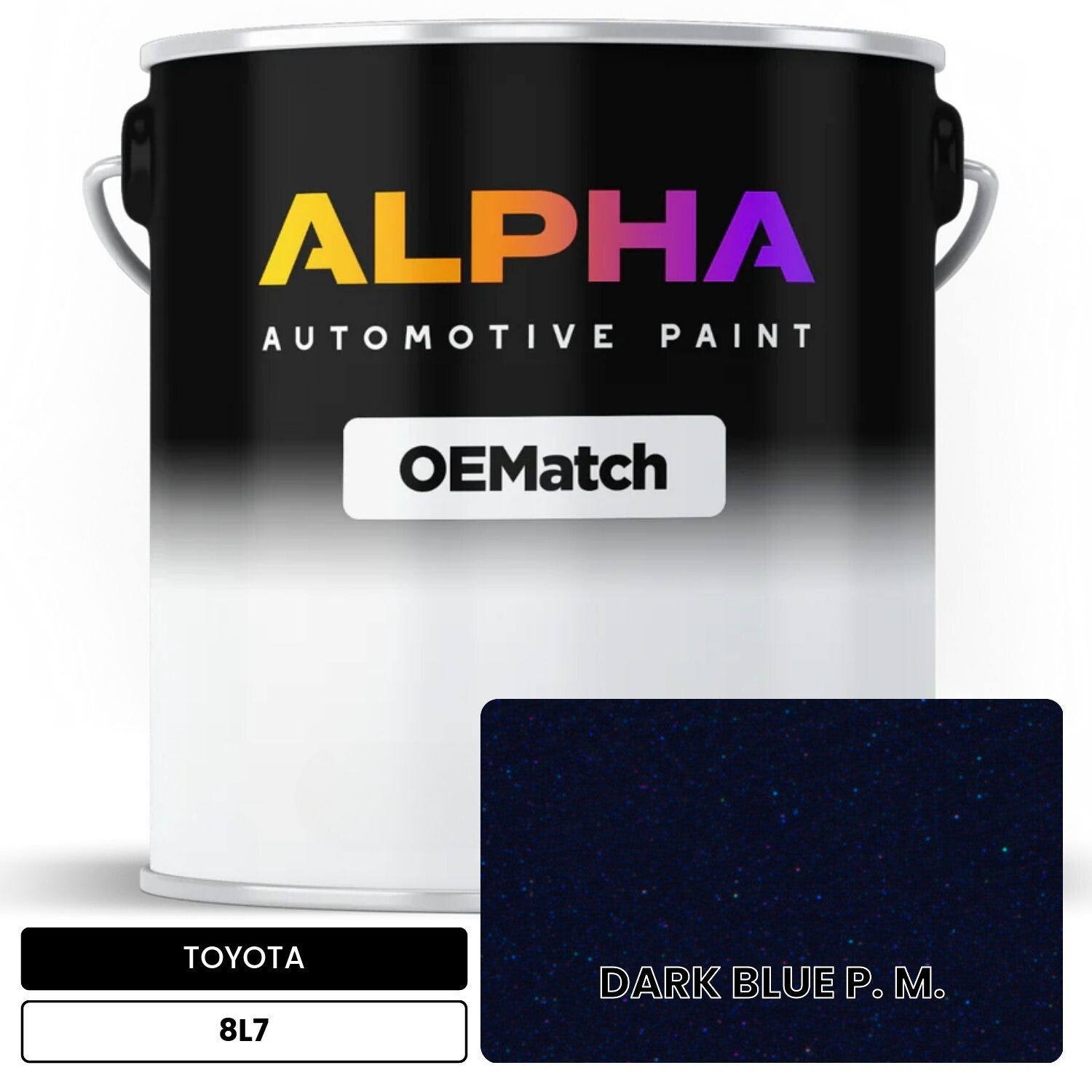 TOYOTA DARK BLUE P. M. 8L7 | OEMatch Automotive Basecoat – The