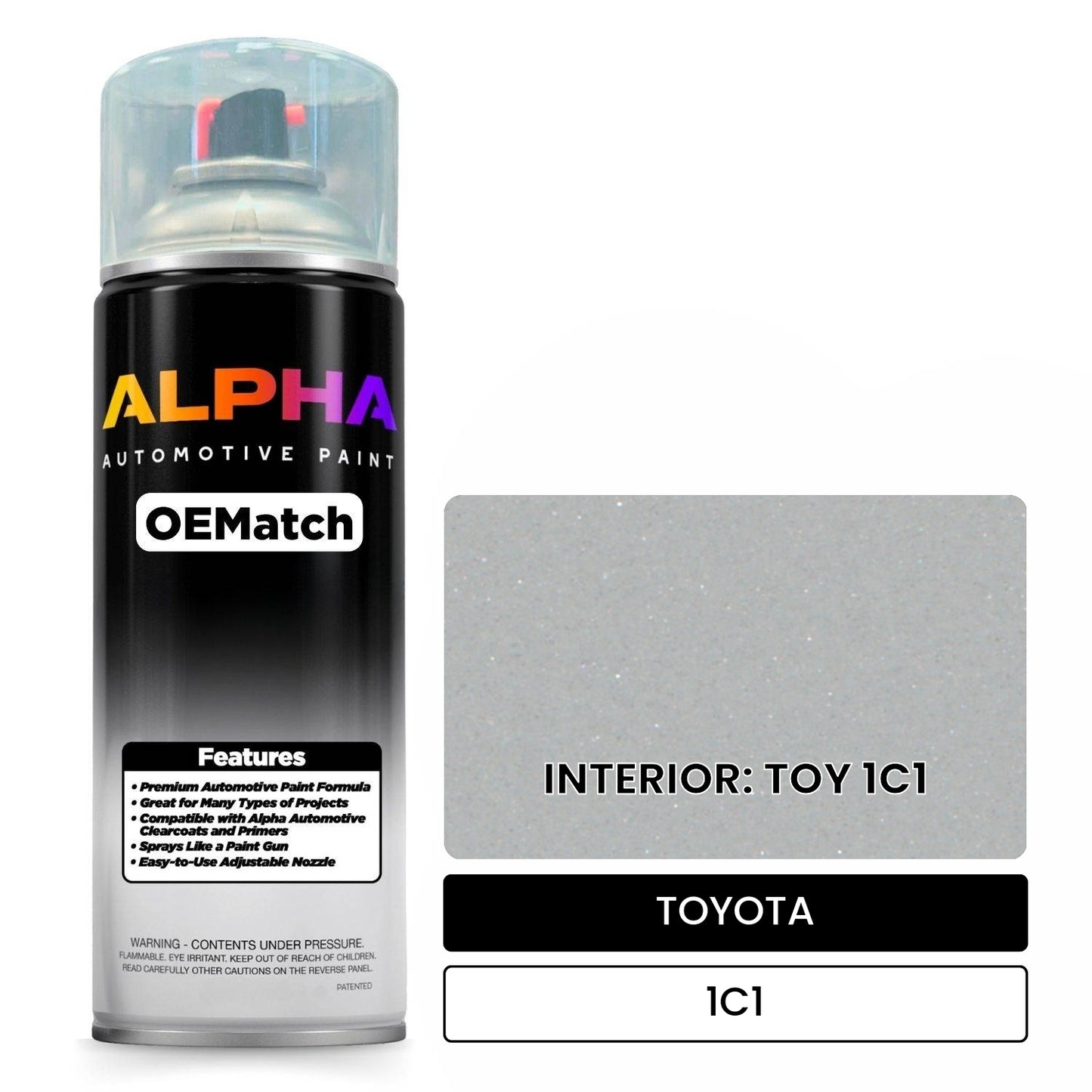 TOYOTA INTERIOR: TOY 1C1 1C1 OEMatch Spraycan