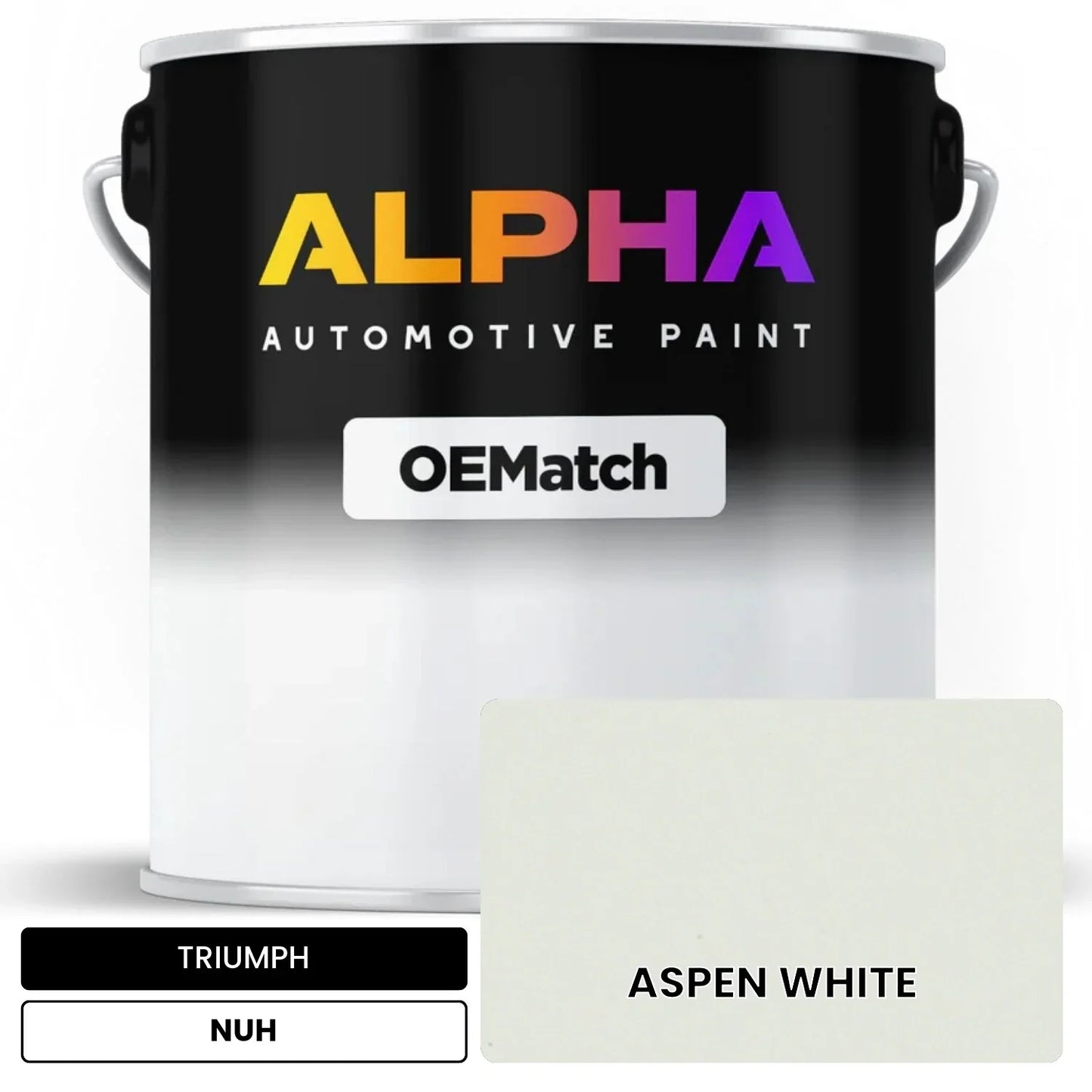 TRIUMPH ASPEN WHITE NUH OEMatch Basecoat