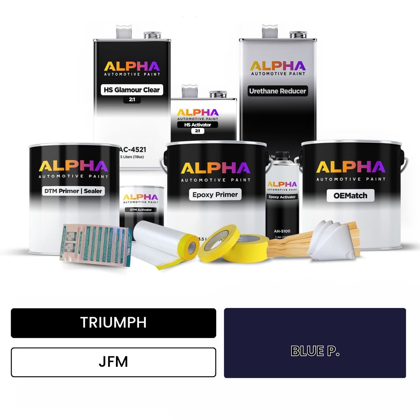TRIUMPH BLUE P. JFM OEMatch Vehicle Paint Kit