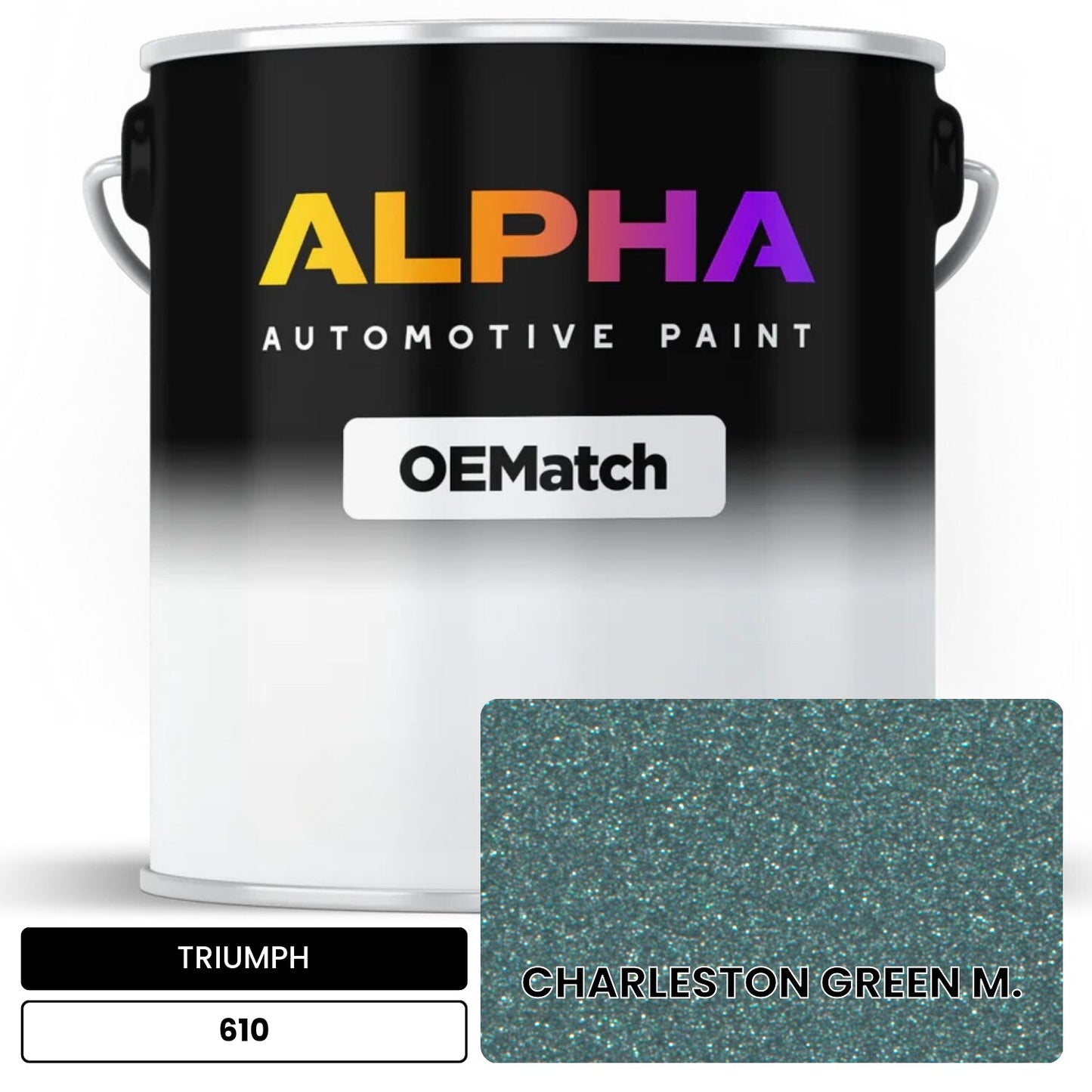 TRIUMPH CHARLESTON GREEN M. 610 OEMatch Basecoat