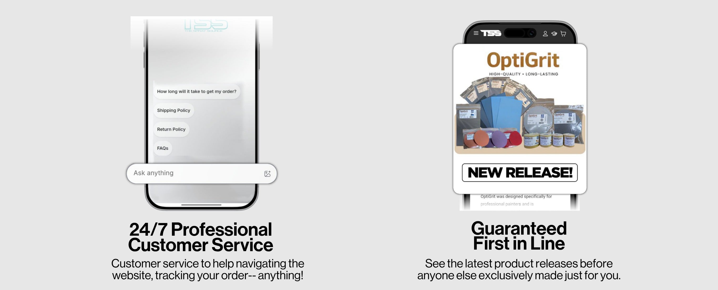 TSS App Features