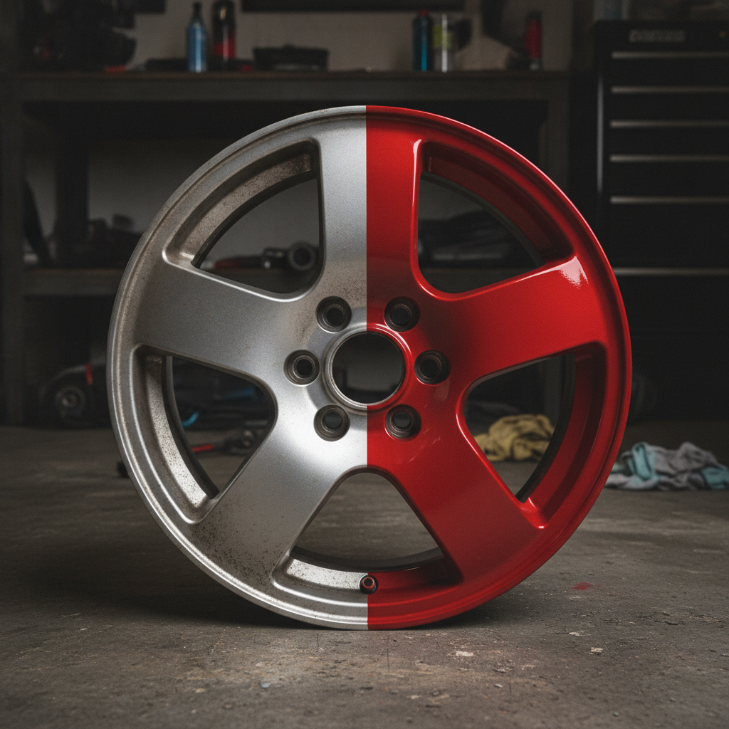 Wheel Paint Kits — before and after