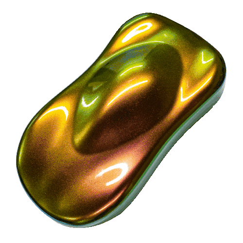 Yellow Metallic Paint Color Pearls - ColorShift Pearls