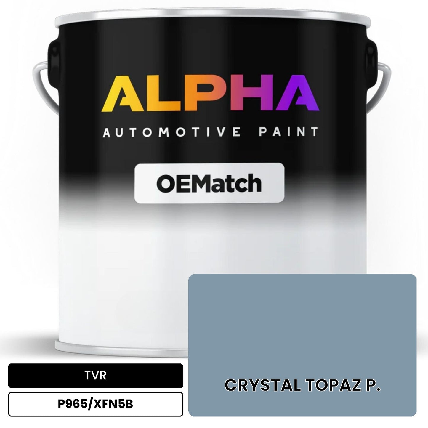 TVR CRYSTAL TOPAZ P. P965/XFN5B OEMatch Basecoat