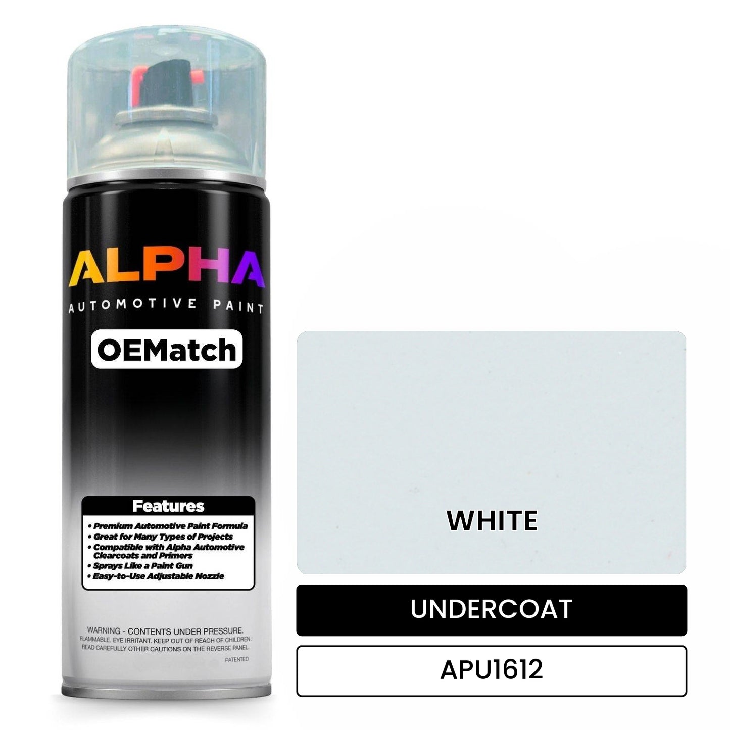 APAPU1612 WHITE OEMatch Spraycan Undercoat