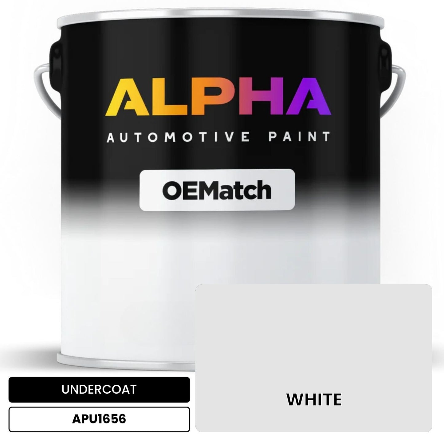 APAPU1656 WHITE OEMatch Automotive Undercoat