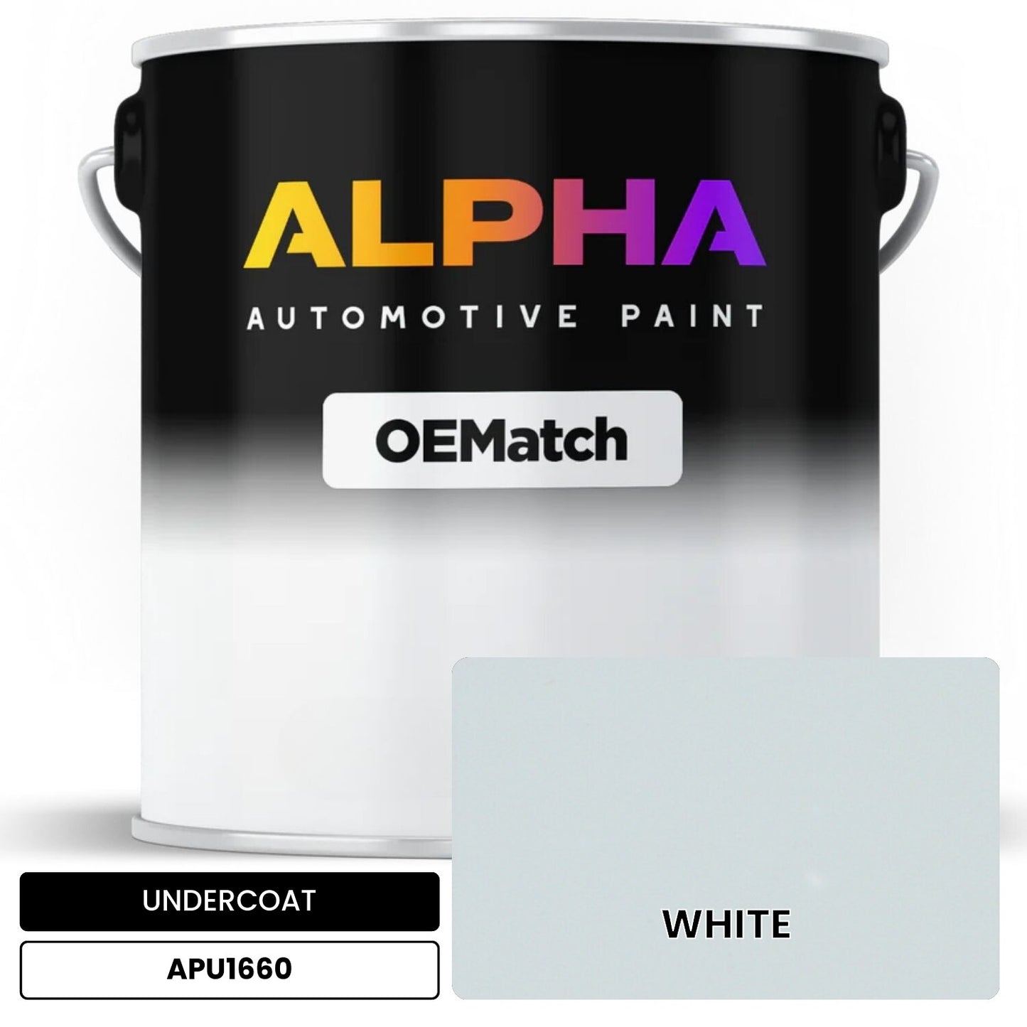 APAPU1660 WHITE OEMatch Automotive Undercoat